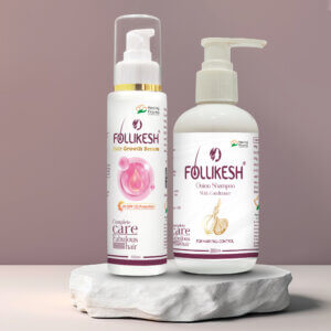 Follikesh Hair Growth Serum + Follikesh Onion Hair Shampoo