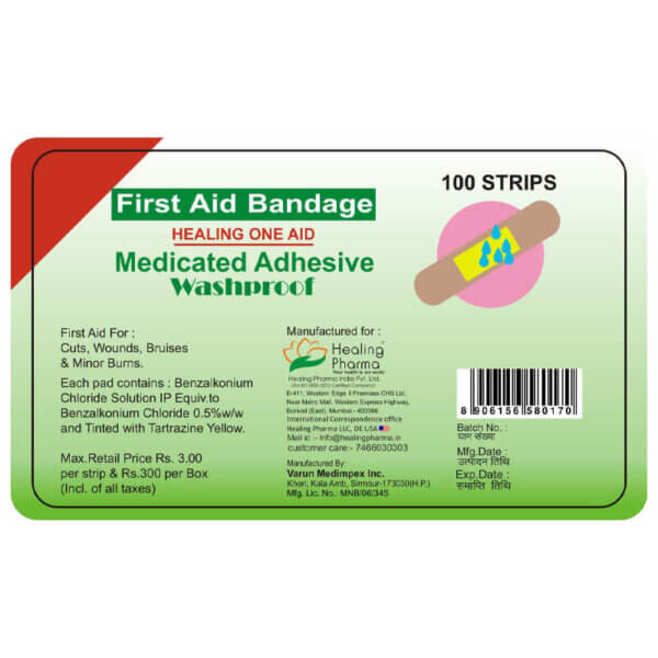 Healing One Aid First Aid Wash Proof Bandage